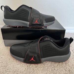 Jordan Rev Golf Shoes Black Grey Infrared FV6338-001 Men's Size 10 New